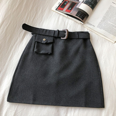 Μοντέρνα γυανικεία φούστα A-line σε τέσσερα χρώματα