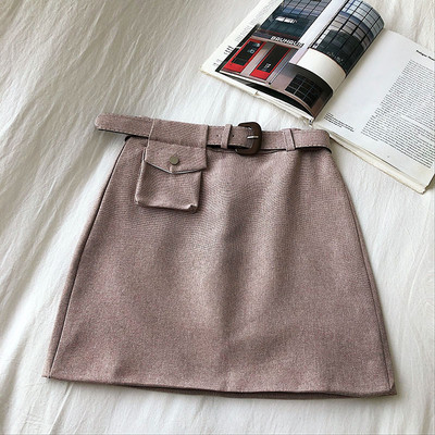 Μοντέρνα γυανικεία φούστα A-line σε τέσσερα χρώματα