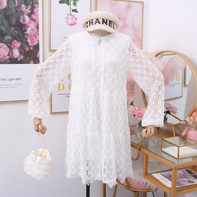 Νέο μοντέλο δαντελωτό φόρεμα σε διάφορα χρώματα