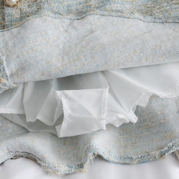 Νέο μοντέλο γυναικεία φούστα  με κουμπιά σε μπλε, μπεζ και μαύρο χρώμα