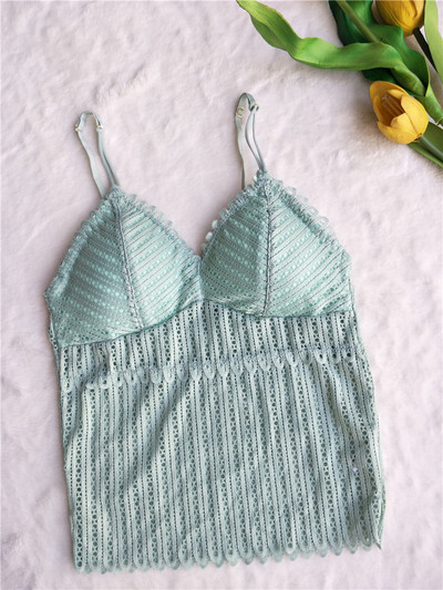 Női csipke mellszobor vékony pántokkal, kék, rózsaszín, fehér és fekete színekben