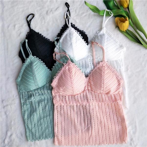 Női csipke mellszobor vékony pántokkal, kék, rózsaszín, fehér és fekete színekben