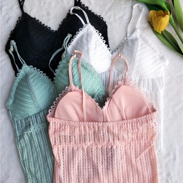 Női csipke mellszobor vékony pántokkal, kék, rózsaszín, fehér és fekete színekben