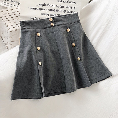 Rövid női szoknya retro stílusú négy színben, magas derékkal és macskákkal