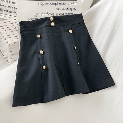 Rövid női szoknya retro stílusú négy színben, magas derékkal és macskákkal