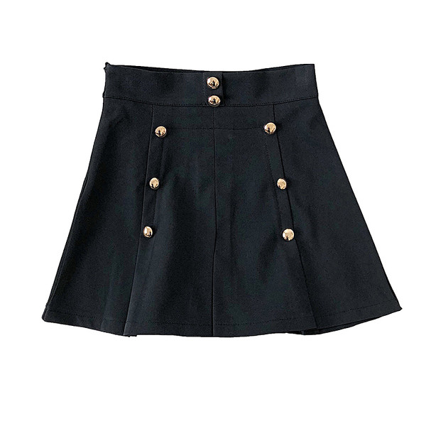 Rövid női szoknya retro stílusú négy színben, magas derékkal és macskákkal