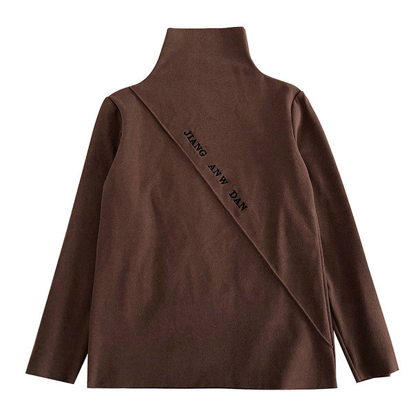 Retro stílusú női blúz öt színben, alacsony gallérral és hosszú ujjal