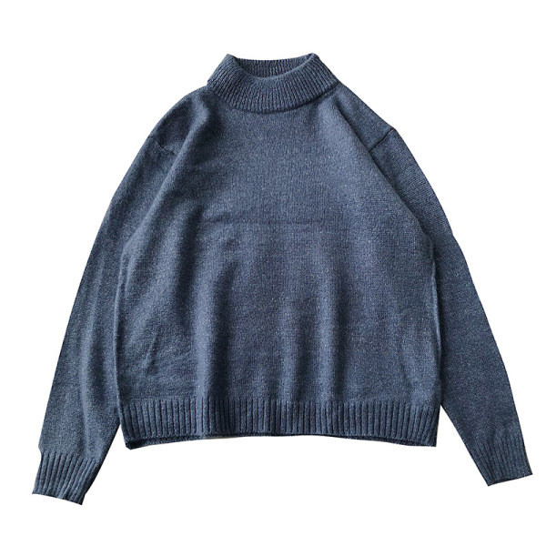 Alkalmi női pulóver több színben, hosszú ujjal és pólógallérral