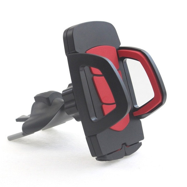 Suport universal portabil pentru telefon mobil in negru, rosu, galben si albastru