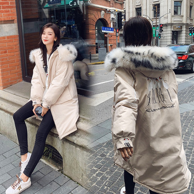 Γυναικείο χειμωνιάτικο μπουφάν με κουκούλα - μακρύ μοντέλο σε κίτρινο, πράσινο, ροζ, μαύρο και άσπρο χρώμα