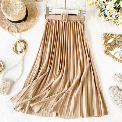 Κομψό γυναικείο φόρεμα ρετρό στυλ σε τέσσερα χρώματα με ζώνη