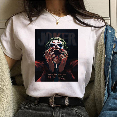 Női sport-alkalmi póló színes rátéttel és rövid ujjú - fehér színű