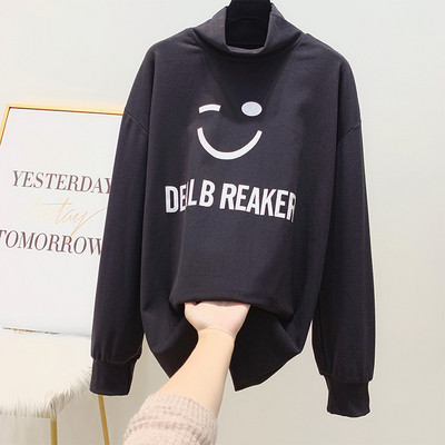 Alkalmi női blúz magas gallérral és rátéttel több színben