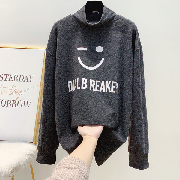 Alkalmi női blúz magas gallérral és rátéttel több színben