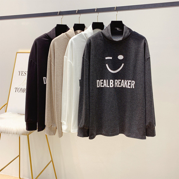 Alkalmi női blúz magas gallérral és rátéttel több színben