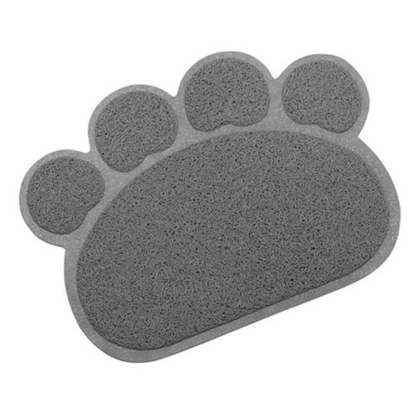 Csúszásgátló szőnyeg mancs alakú kisállattálak elhelyezéséhez kék, rózsaszín, zöld, szürke és piros színben