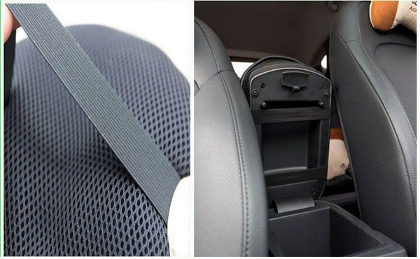 Υποβραχιόνιο αυτοκινήτου σε μαύρο και μπεζ χρώμα