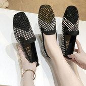 Pantofi casual de dama moderni cu pietre colorate si talpa plata