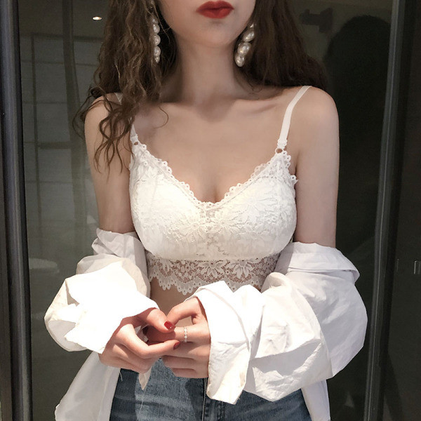 Modern női csipke melltartó kék, bordó, fehér és fekete színekben