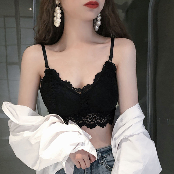 Modern női csipke melltartó kék, bordó, fehér és fekete színekben