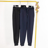 Спортни ежедневни еластични панталони с връзки