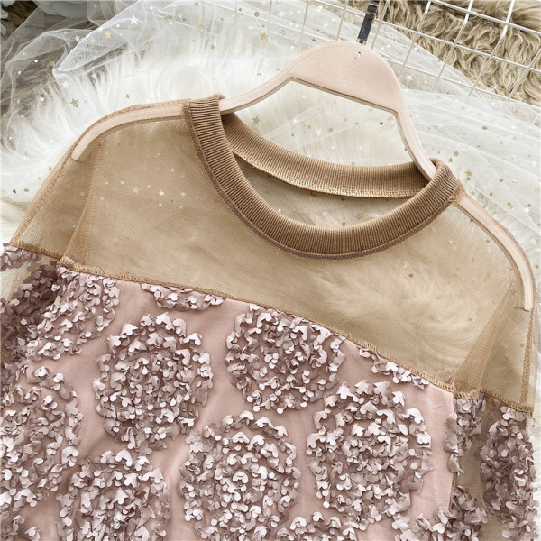 Γυναικεία μπλούζα με ωοειδές λαιμόκοψη και μακριά μανίκια σε τρία χρώματα