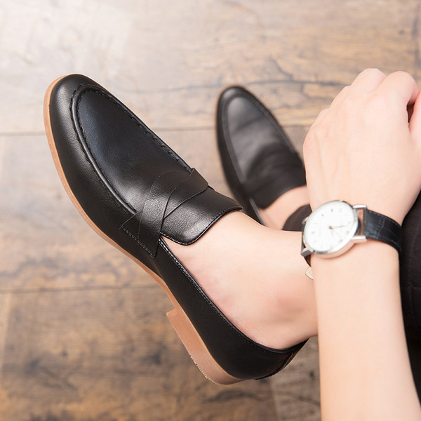 Καθημερινά ανρδικά παπούτσια Moccasin  από οικολογικό δέρμα