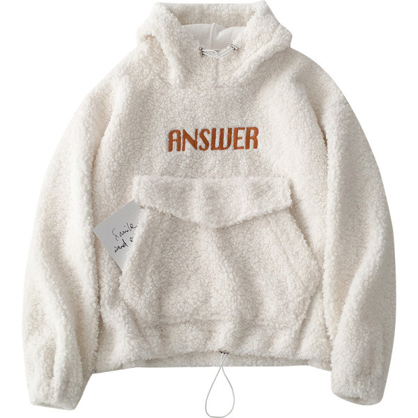 Γυναικείο καθημερινό φούτερ με κεντήματα και κουκούλα