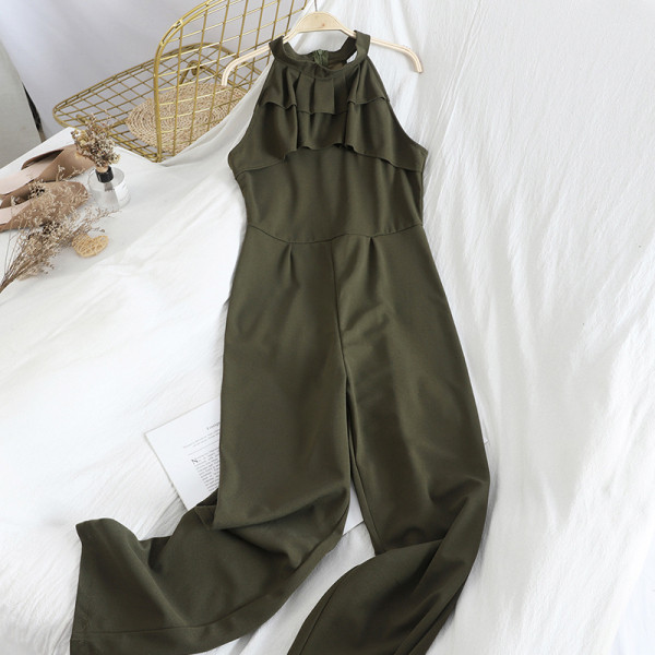 Μοντέρνα γυναικεία ολόσωμη φόρμα φαρδύ μοντέλο σε διάφορα χρώματα