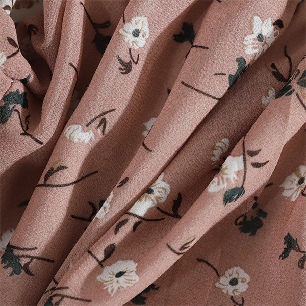 Floral γυναικεία μπλούζα με πτώση ώμους και τους δεσμούς