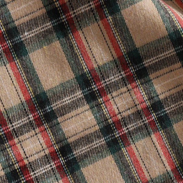 Ruuduline naiste särk klassikalise krae ja pitsiga