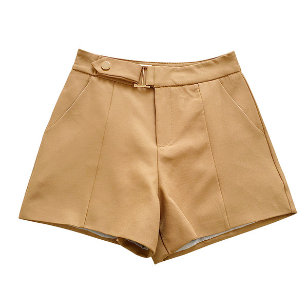 Γυναικεία casual παντελόνια με υψηλή μέση και γραμμή Α