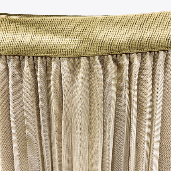 Нов модел дамска плисирана пола с тюл - висока талия