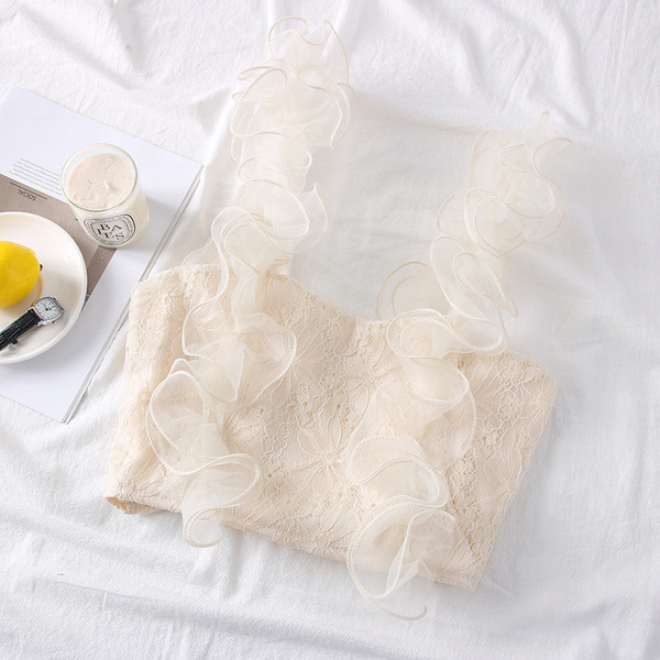 Új modell női csipke felső tömítő pántokkal