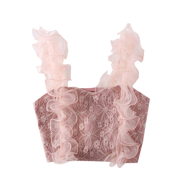 Új modell női csipke felső tömítő pántokkal