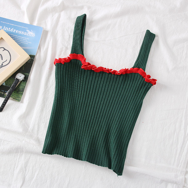 Nyárra is alkalmas, új modell női felső vékony pántokkal