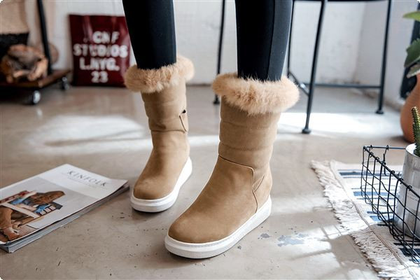 Téli meleg csizma eco velúrból és pehelyből