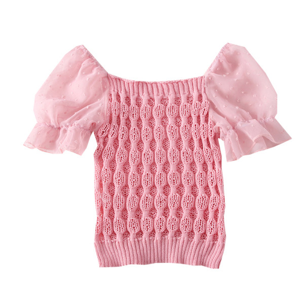 Modern női blúz csónakos nyakkivágással és pecsét ujjakkal