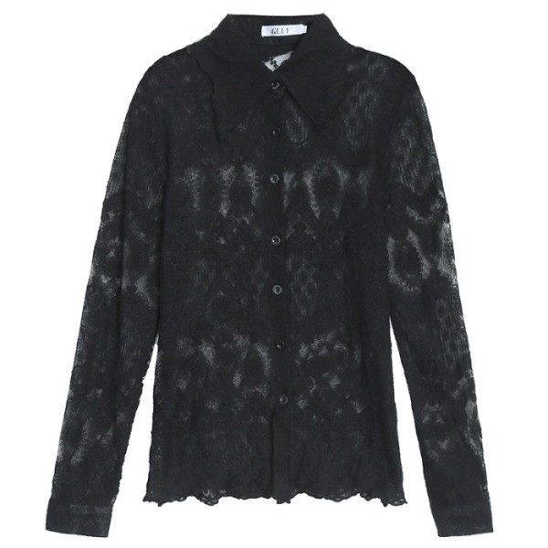 Új modell csipke ing klasszikus modell