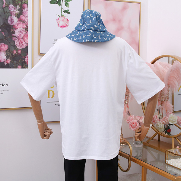 Alkalmi női póló rövid ujjal és mintával