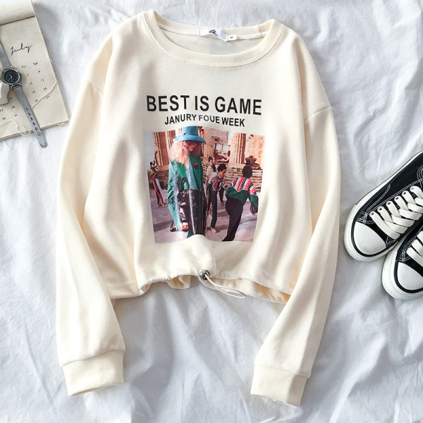 Alkalmi női blúz rátéttel és kerek nyakkivágással