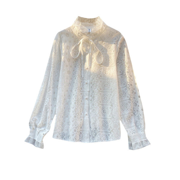 Modern női csipke ing szalaggal és csipkével