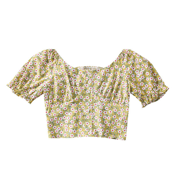 Modern női blúz rövid ujjal és csónakos nyakkivágással