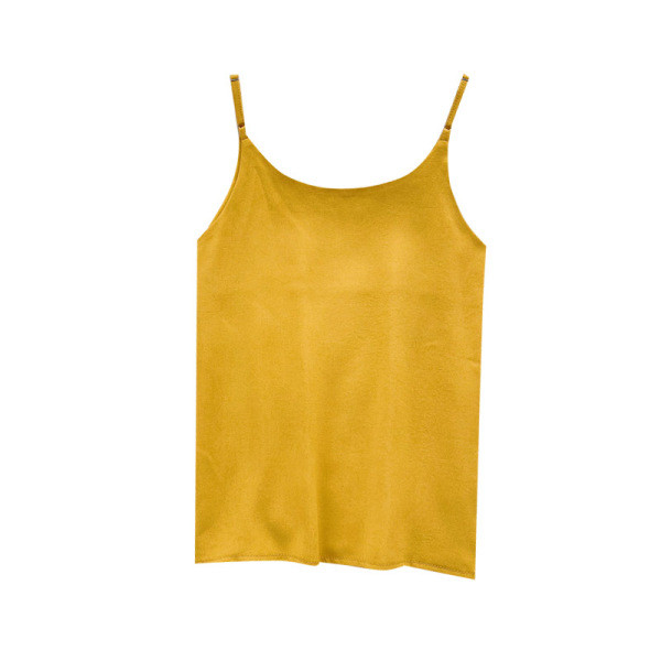 Női felső vékony pántokkal és spitz nyakkivágással