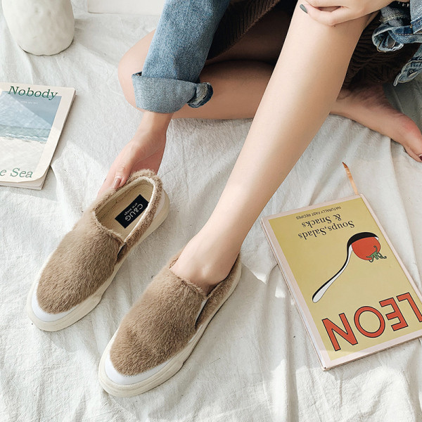 Alkalmi női őszi pehelycipő lapos talppal