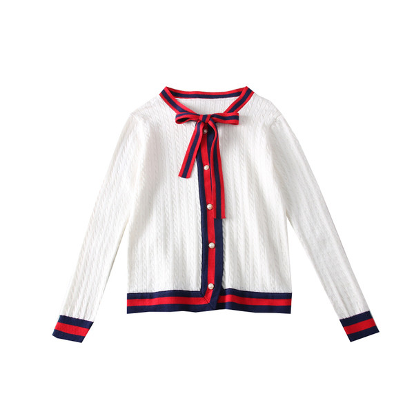 Modern női mellény szalaggal és hosszú ujjal