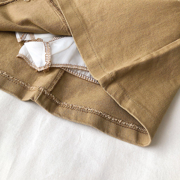 Taskute ja vööga vabaaja naiste seelik - A-joon