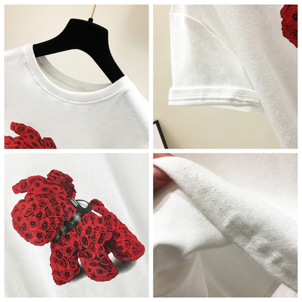 Új modell női blúz rátéttel és ovális nyakkivágással