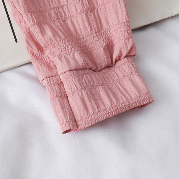 Modern női ing klasszikus gallérral és gombokkal - széles modell