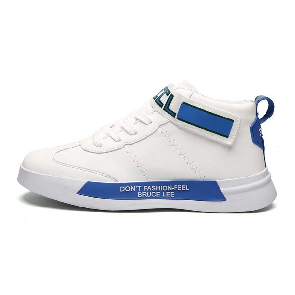 Alkalmi férfi tornacipő lapos talppal és fűzővel